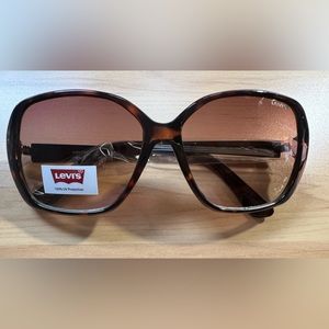 LEVIS- Women’s Sunglasses / LEVIS 58mm Square Sunglasses / Nose pads / Tortoise